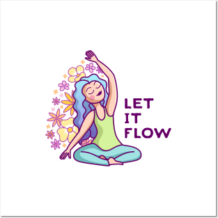 Let It Flow Posters and Art